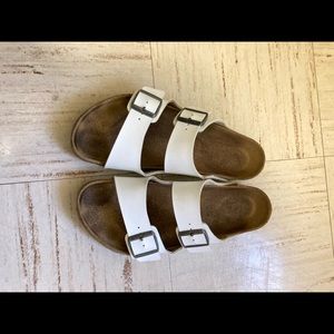 White Arizona Birkenstock